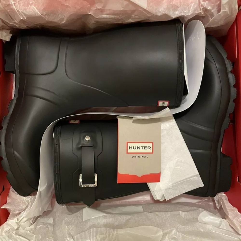 New in Box Hunter Women's Original Short Boots - Size 10